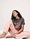 Cotton Rich Printed Pyjama Set