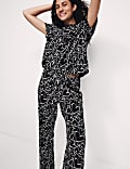 Cotton Rich Printed Pyjama Set