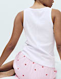 Ribbed Vest Tomato Print Shortie Set