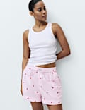 Ribbed Vest Tomato Print Shortie Set
