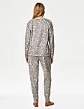 Fleece Star Print Pyjama Set
