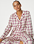 Pyjama en polaire ultra-doux à carreaux