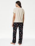 Pure Cotton Floral Print Pyjama Set