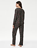 Cotton Rich Animal Print Pyjama Set