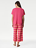 Katoenrijke pyjama met kortere pijpen