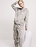Fleece Printed Pyjama Set