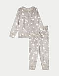 Fleece Printed Pyjama Set