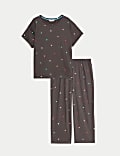 Cotton Rich Printed Pyjama Set