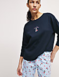 Cotton Rich Printed Pyjama Set