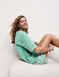 Cotton Rich Printed Shortie Set