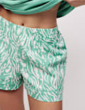 Cotton Rich Printed Shortie Set