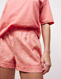Cotton Rich Printed Shortie Set