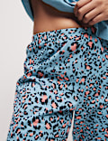 Cotton Rich Printed Cropped Pyjama Set