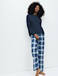 Ensemble pyjama 100 % coton avec imprimé