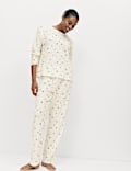 Pure Cotton Printed Pyjama Set
