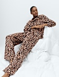 Printed Fleece Pyjama Set