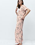 Pure Cotton Printed Cropped Pyjama Set