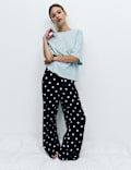 Pure Cotton Printed Drop Shoulder Pyjama Set