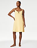 Cotton Rich Ribbed Chemise
