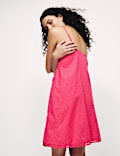 Pure Cotton Dobby Tie Front Chemise