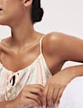 Cotton Rich Seersucker Striped Chemise