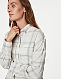 Cotton Rich Woven Checked Lounge Shirt