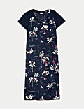 Pure Cotton Printed Long Nightdress