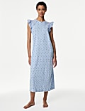 Pure Cotton Printed Nightdress