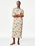 Cotton Modal Printed Nightdress