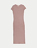 Ribbed Cap Sleeve Nightdress