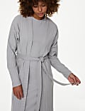2pc Ribbed Nightdress & Cardigan Set