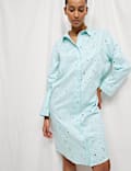 Cotton Sateen Eid Print Nightshirt
