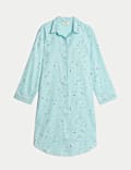 Cotton Sateen Eid Print Nightshirt