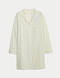 Pure Cotton Striped Nightshirt