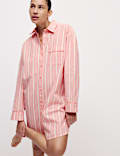Pure Cotton Striped Nightshirt