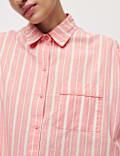 Pure Cotton Striped Nightshirt