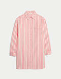 Pure Cotton Striped Nightshirt