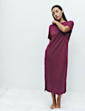 Cotton Modal Printed Long Nightdress