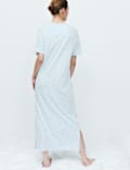 Cotton Modal Printed Long Nightdress