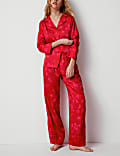 Dream Satin™ Printed Pyjama Set