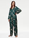 Dream Satin™ Printed Pyjama Set