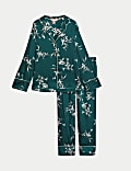 Dream Satin™ Printed Pyjama Set