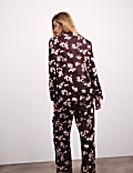 Satin Floral Print Pyjama Set