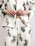 Satin Floral Print Pyjama Set