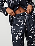 Satin Printed Pyjama Set