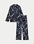 Satin Printed Pyjama Set