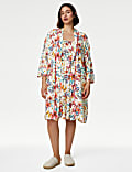 Floral Print Dressing Gown