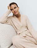 Knitted Robe with Cotton