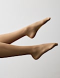 Set van 2 corrigerende, doorschijnende panty's (7 denier)