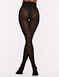 20 Denier Sheer Back Seam Cuban Heel Tights